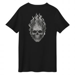 Smoke Skull - premium cotton t-shirt