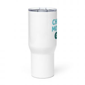 Travel mug with a handle