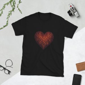 Cracked Rune Heart – Short-Sleeve Unisex T-Shirt